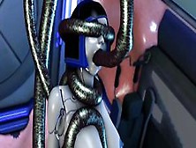 Fembot Gets Tentacle Fucked