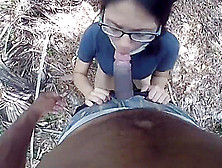 Black Man And Asian Woman Couple Fucking Outside In Wilderness Amateurs