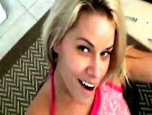 Blonde Amateur Ex Girlfriend Giving Wicked Revenge Blowjob