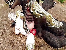 Elf Sluty Warrior Fucked By A Big Werewolf 2