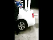 Ratchet Ass Old Woman Fucks Guys At Gas Station