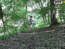 Outdoors Amateur Porn With Horny Chick In The Forest