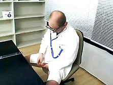 Sick Patient And Horny Doctor Giving A Horny German Nurse Some Warm Cum