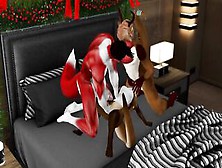 A Merry Bi Sexual Christmas 3 Way - Second Life Yiff