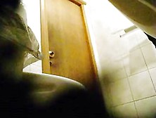 Cute And Sexy Ass Taking A Piss In The Toilet