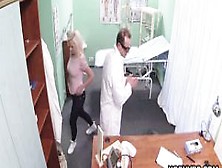 Blonde Babe Cheats Her Bf With Horny Doctor