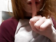 Perfect Ass Teen Plays With Herself In Public Toilet - Pt. 2