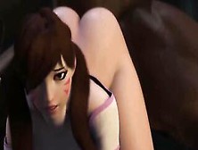 Overwatch D. Va 16 Sfm & Blender 3D Animated Porn Compilation