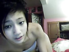 Mega Cute Asian Teen On Webcam