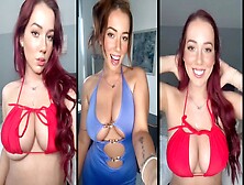 Mom With Gigantic Real Breasts Does Try On Haul - Cosplay