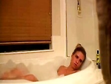 Hot Blonde Teen Masturbating In The Tub On Hidden Cam