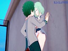 Toru Hagakure And Izuku Midoriya Have Intense Sex On The Rooftop.  - My Hero Academia Hentai