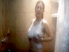 My Stepbrother Discovers Me Very Hottie With Vibrator Into The Shower