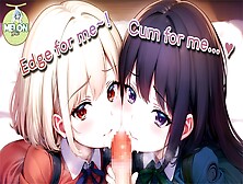 Anime Joi Your Best Friends Have A Surprise For You~ Yuri Bj Paizuri Kissing Cream-Pie Edging