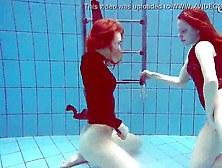 Diana And Simonna Hot Lesbians Underwater