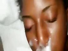 Dominican Ebony Gets Cum In Mouth