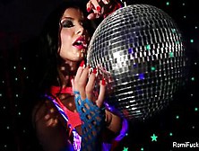 Romi Rain Disco Ball Masturbation