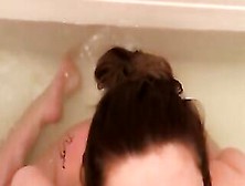 Stepsister In The Bath Giving Me Blowjob