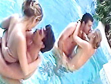 Annabel And Kylie Wild Are Having Hard Sex In Pool