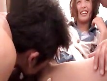 Shy Teen Asian Gets Cunt Licked And Spread In Threesome