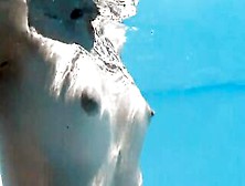 Irresistible Blonde Zazie Skymm Swims Naked