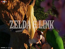 Link Makes Zelda's Bum Bounce