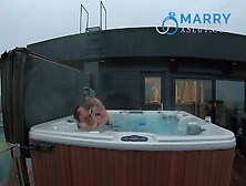 Eating My Husbands Asshole For The First Time In The Hot Tub