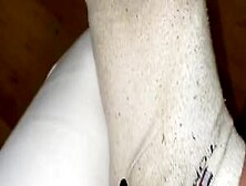 Emmysfeetandsocks Dirty White Socks Slow Reveal White Pedi