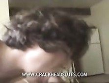 Busty Crackhead Sucks Dick In Kitchen