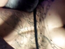 Sexy Tattooed Brunette Getting Good Creampie Fuck