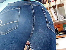 Girl Farts In Jeans