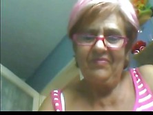60 Year Old Granny Shows Herself On Amateur Webcam