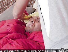 Busty Older Ebony Nurse Gets Young Dick