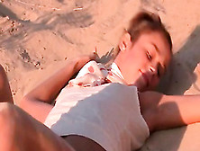 Sexy Teen Undress On The Hot Beach
