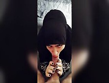 Muslim Chick Licking Huge Penis