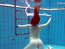 Small Tits Redhead Teenager Underwater
