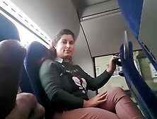 Exhibitionist Seduces Milf To Suck & Jerk His Dick In Bus