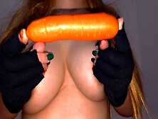 کسم میخارید با هویج خودمو رضا کردم آبم پاچید روش / Self-Drilled My Vagina With Carrot