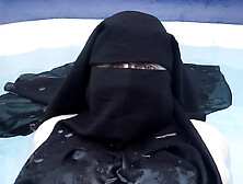 Naked In Niqab In The Fine Tub
