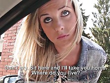 Hitchhiker Thin And Skinny Blonde Fucked By Her Driver