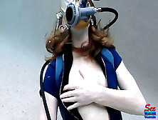 Ami Emerson - Utter Face Mask Masturbation - Underwater