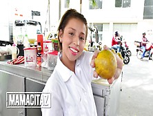 Carnedelmercado - Thin Hispanic Siarilin Martinez Seduced And Plowed By Stranger - Mamacitaz