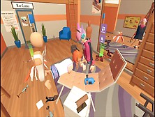 Rec Room Gf Gets Hammered By E-Man And Egg