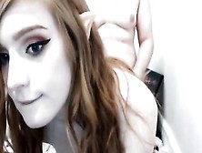 Webcam Couple - Redhead Elf Girl Gets Facial Cumshot