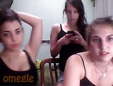 3 Spanish Chicks Teasing On Omegle