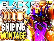 An Cougar School Call Of Duty Sniping Montage! (Ebony Ops Three)