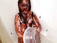 Lolah Dreadful Bbw Gothic Gets Slutty With Chocolate Pudding