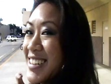 Lovely Brunette Oriental Akira Lei Featuring Cocksucking Video