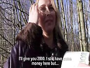 Big Cash For An Intense Fuck In The Forest With Nikky D
