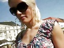 Blonde Czech Girl Twat Stuffed For Money